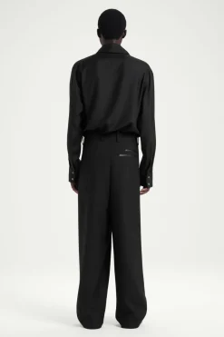 COS THE SHAWL-COLLAR SILK SHIRT- Shirts
