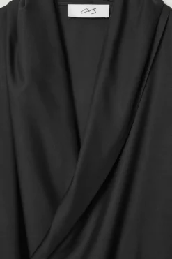 COS THE SHAWL-COLLAR SILK SHIRT- Shirts