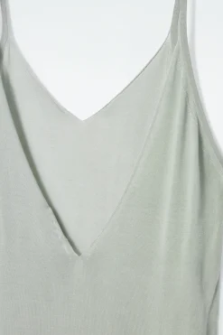 COS THE SHEER KNITTED SLIP DRESS-Women Dresses & Jumpsuits | Sweaters & Cardigans