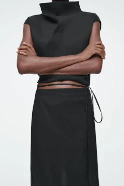 COS THE SHEER LAYERED COLUMN SKIRT-Women Skirts