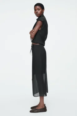 COS THE SHEER LAYERED COLUMN SKIRT-Women Skirts
