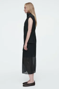 COS THE SHEER SLEEVELESS TOP-Women Shirts & Blouses | Tops
