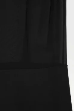 COS THE SHEER-PANEL SILK SHIFT DRESS-Women Dresses & Jumpsuits