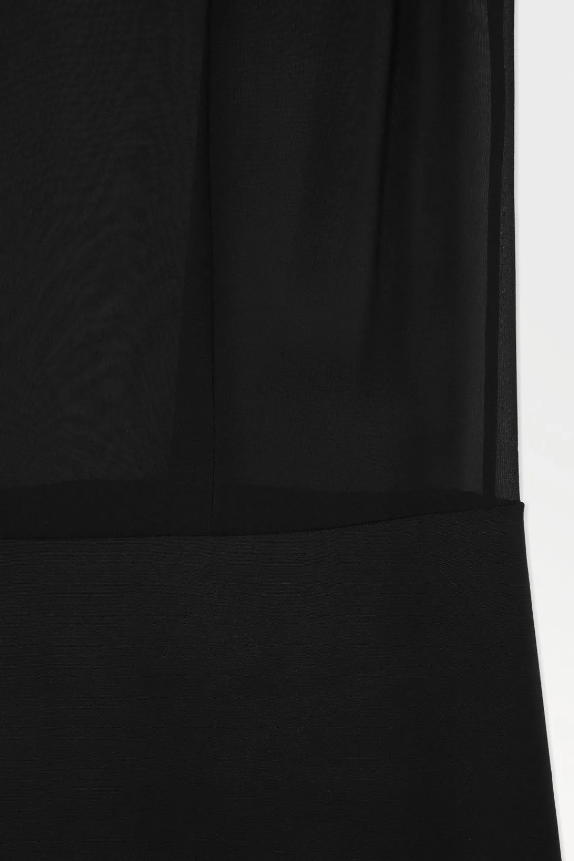 COS THE SHEER-PANEL SILK SHIFT DRESS-Women Dresses & Jumpsuits