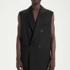 COS THE SLEEVELESS DOUBLE-BREASTED BLAZER- Suits & Tailoring | Coats & Jackets