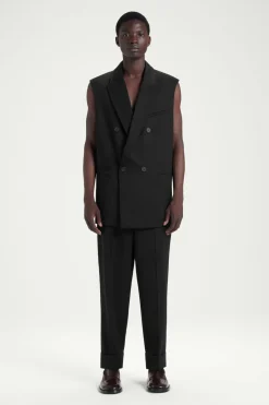 COS THE SLEEVELESS DOUBLE-BREASTED BLAZER- Suits & Tailoring | Coats & Jackets