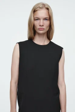 COS THE SLEEVELESS TAILORED WOOL DRESS-Women Dresses & Jumpsuits