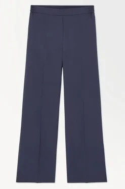 COS THE STRAIGHT-LEG SILK PANTS-Women Pants
