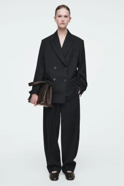 COS THE TAILORED PEAK-LAPEL BLAZER-Women Coats & Jackets