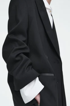 COS THE TAILORED PEAK-LAPEL BLAZER-Women Coats & Jackets