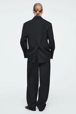 COS THE TAILORED PEAK-LAPEL BLAZER-Women Coats & Jackets