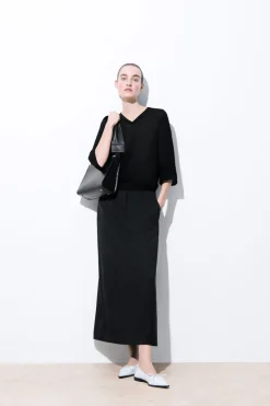 COS THE TAILORED WOOL TWILL SKIRT-Women Skirts