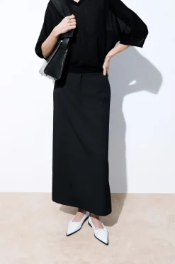 COS THE TAILORED WOOL TWILL SKIRT-Women Skirts