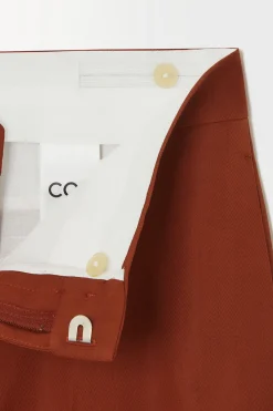 COS THE TAPERED WOOL TWILL SUIT TROUSERS- Pants