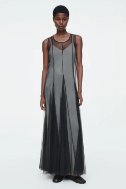COS THE TULLE MAXI DRESS-Women Dresses & Jumpsuits