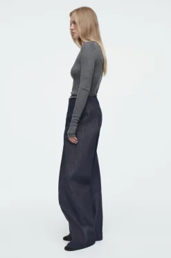 COS THE WIDE-LEG RAW DENIM JEANS-Women Jeans | Pants