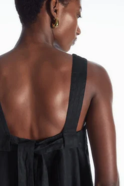 COS TIE-BACK LINEN TOP-Women Shirts & Blouses | Tops