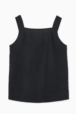 COS TIE-BACK LINEN TOP-Women Shirts & Blouses | Tops