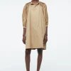 COS TIE-DETAIL PLEATED MINI DRESS-Women Dresses & Jumpsuits