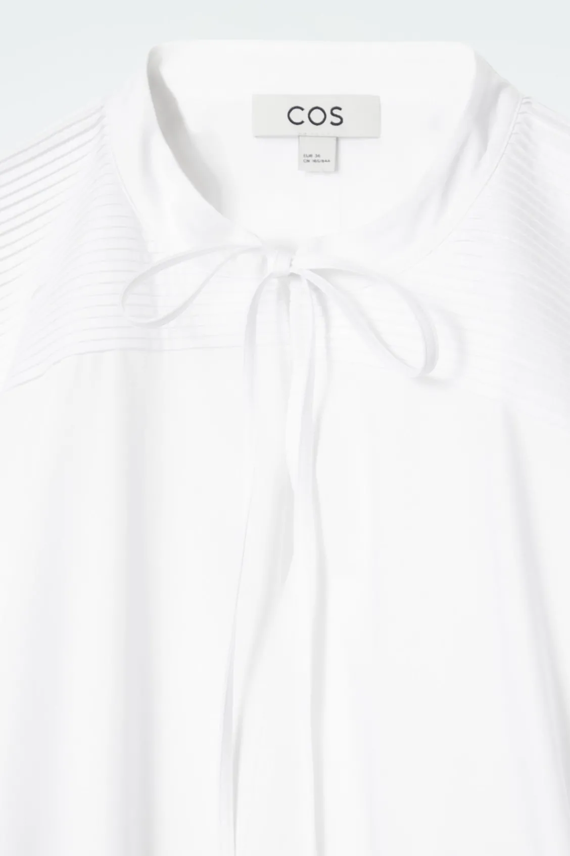 COS TIE-DETAIL PLEATED MINI DRESS-Women Dresses & Jumpsuits