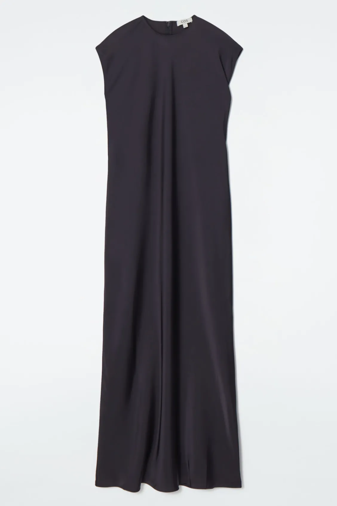 COS TIE-DETAIL SATIN MIDI DRESS-Women Dresses & Jumpsuits