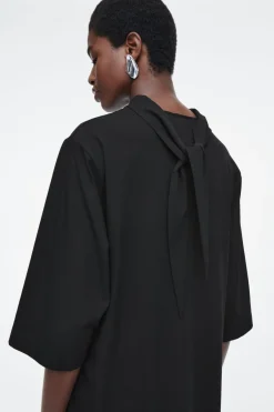 COS TIE-DETAIL TURTLENECK DRESS-Women Dresses & Jumpsuits
