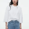 COS TRAPEZE RELAXED T-SHIRT-Women Tops