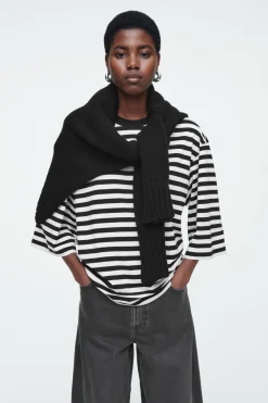 COS TRAPEZE RELAXED T-SHIRT-Women Tops