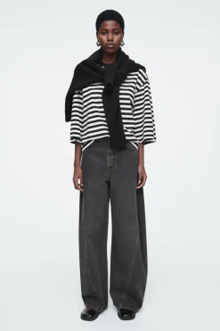 COS TRAPEZE RELAXED T-SHIRT-Women Tops