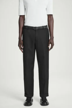 COS TURN-UP WOOL-BLEND PANTS- Pants