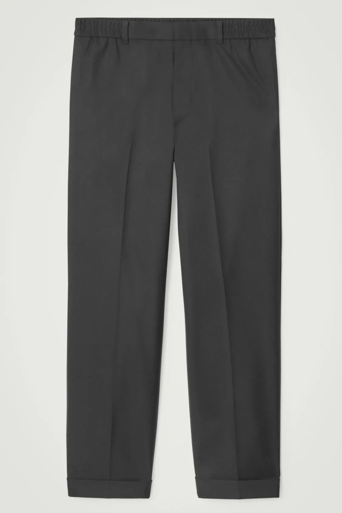 COS TURN-UP WOOL-BLEND PANTS- Pants
