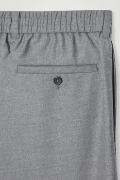 COS TURN-UP WOOL-BLEND PANTS- Matching Sets | Pants