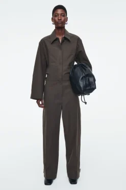 COS TWILL BOILERSUIT-Women Dresses & Jumpsuits | Pants