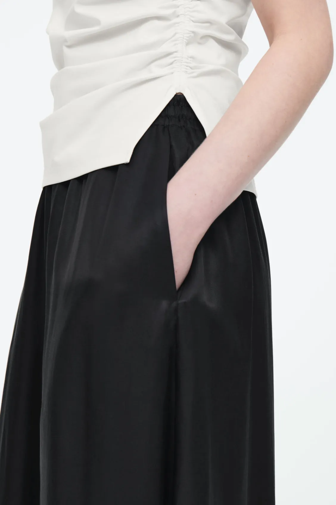 COS TWILL PALAZZO PANTS-Women Pants