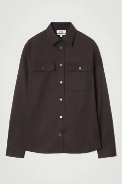 COS TWILL UTILITY OVERSHIRT- Shirts | Coats & Jackets