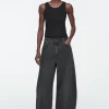 COS TWIST BARREL-LEG JEANS-Women Jeans | Pants