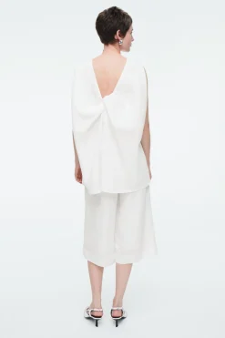 COS TWIST-BACK SLEEVELESS TOP-Women Shirts & Blouses | Tops