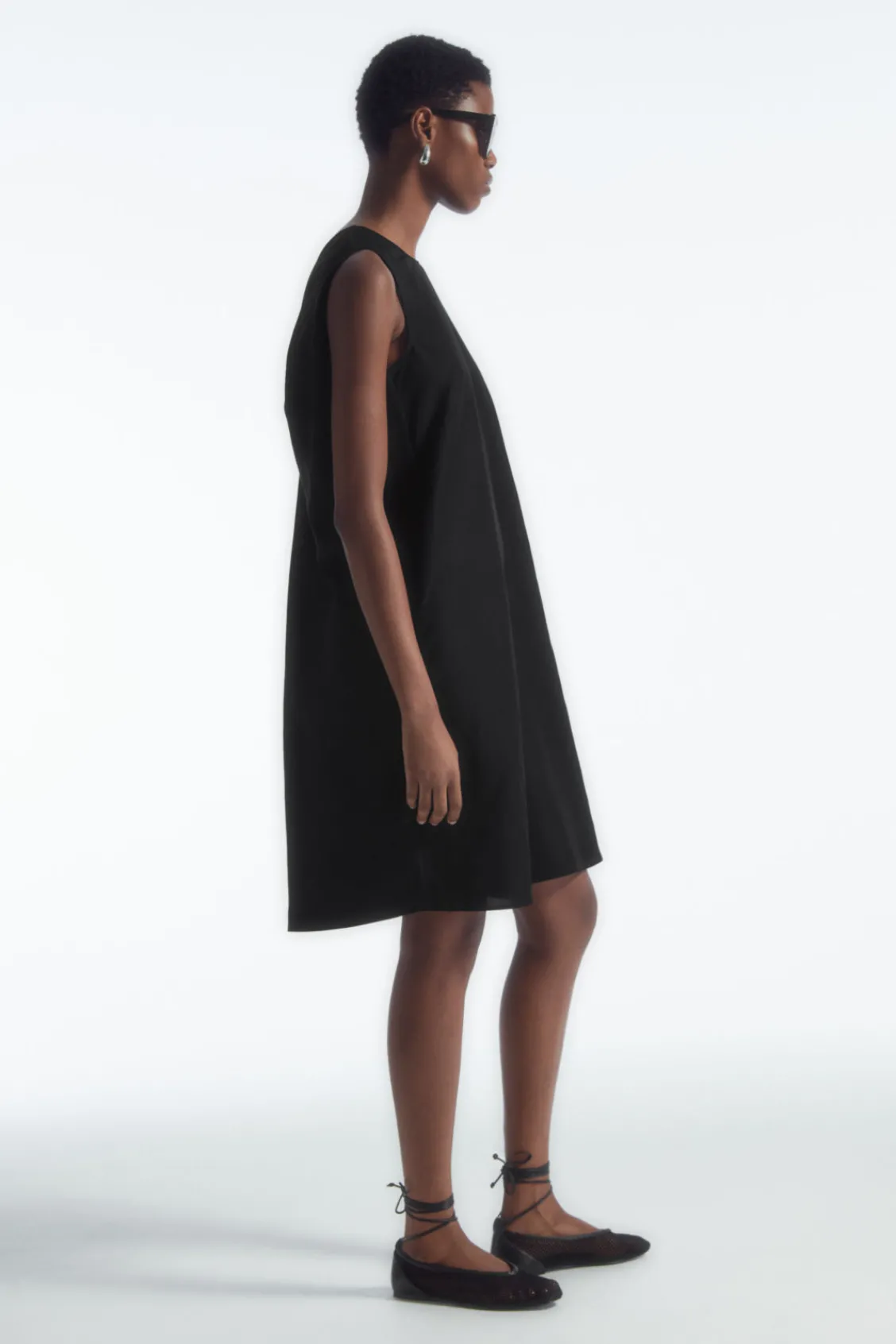 COS TWIST-DETAIL MINI DRESS-Women Dresses & Jumpsuits