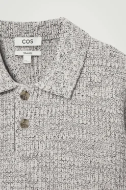 COS TWISTED-YARN WOOL POLO SWEATER- Polo Shirts | Sweaters & Cardigans