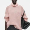 COS TWO-TONE MOHAIR TURTLENECK SWEATER-Women Sweaters & Cardigans