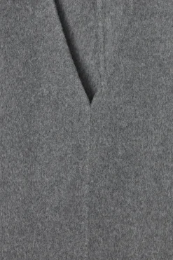 COS V-NECK DOUBLE-FACED WOOL DRESS-Women Dresses & Jumpsuits | Sweaters & Cardigans