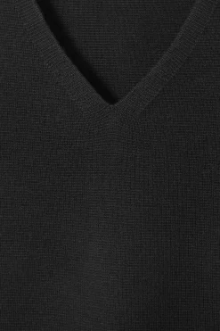 COS V-NECK MILANO-KNIT WOOL TANK- Sweaters & Cardigans