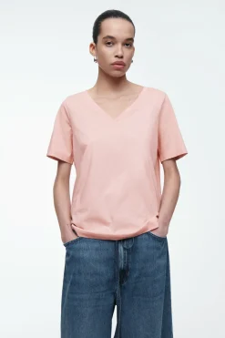 COS 24/7 V-NECK T-SHIRT-Women T-Shirts | Tops