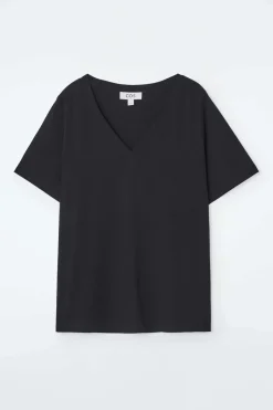 COS 24/7 V-NECK T-SHIRT-Women T-Shirts | Tops