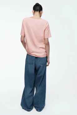 COS 24/7 V-NECK T-SHIRT-Women T-Shirts | Tops