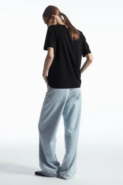 COS 24/7 V-NECK T-SHIRT-Women T-Shirts | Tops