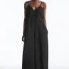 COS V-NECK WIDE-LEG JUMPSUIT-Women Dresses & Jumpsuits | Pants