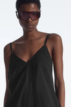 COS V-NECK WIDE-LEG JUMPSUIT-Women Dresses & Jumpsuits | Pants