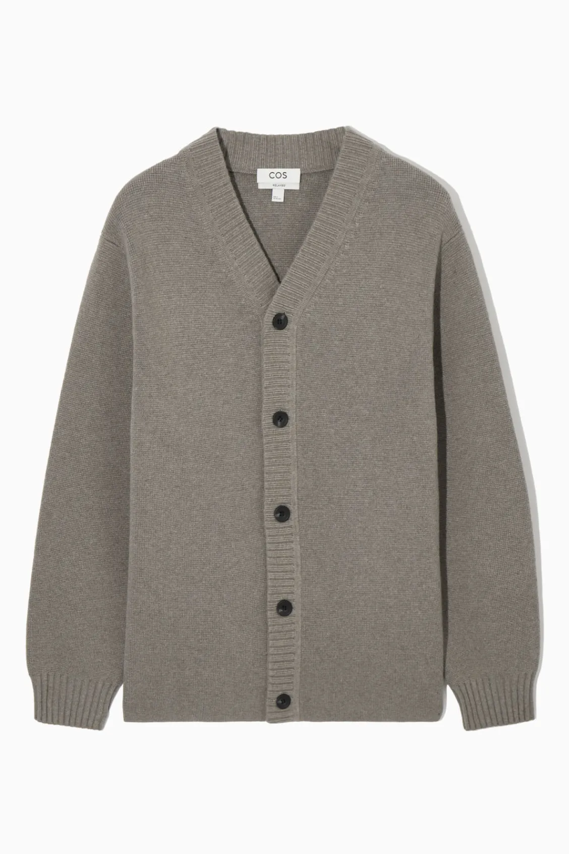 COS V-NECK WOOL-BLEND CARDIGAN- Sweaters & Cardigans