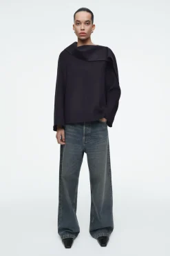 COS VOLUME WIDE-LEG JEANS-Women Jeans | Pants